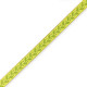 Schmuckband mit Text Leaves Light green-olive green